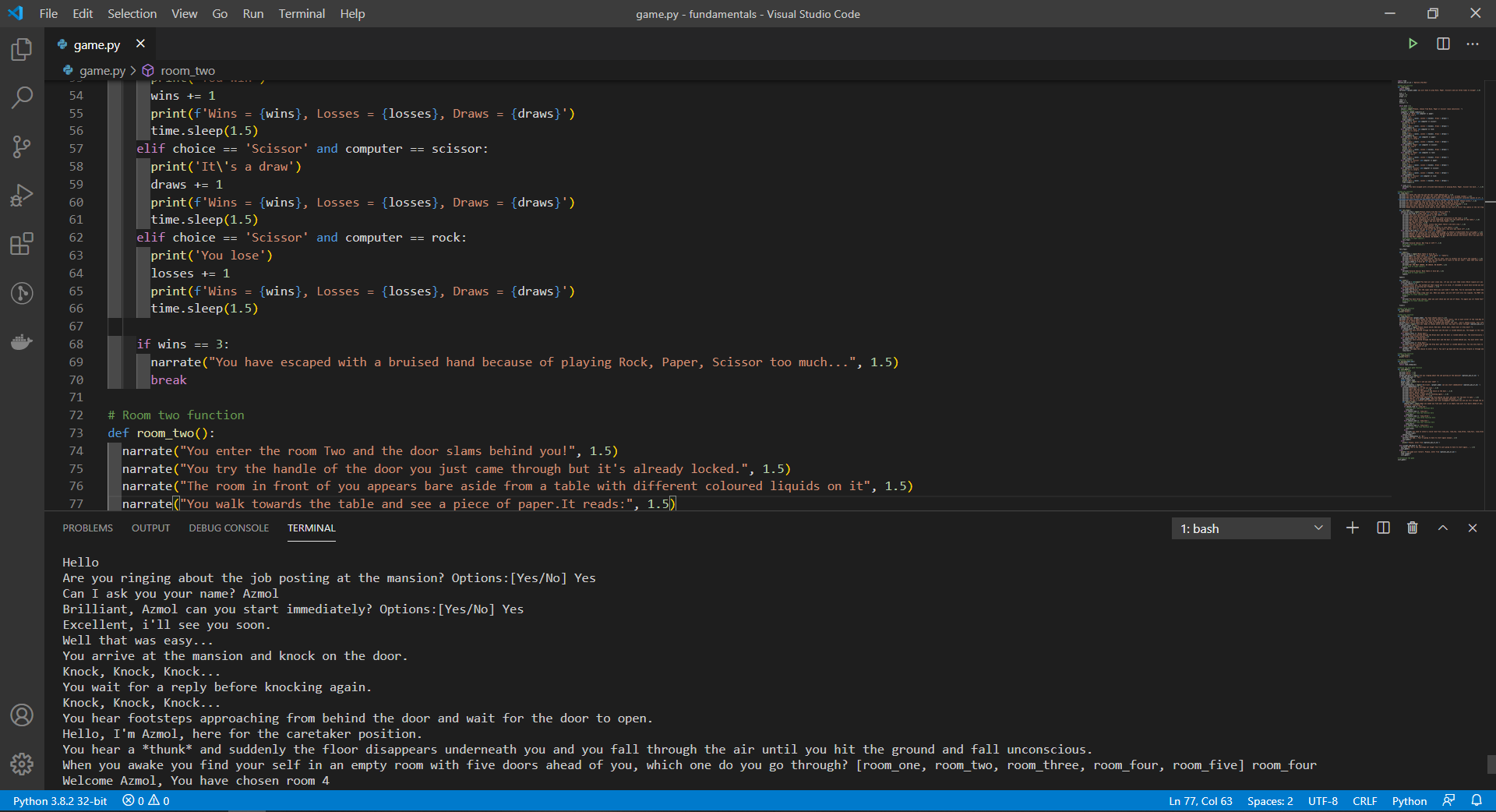 python game project image